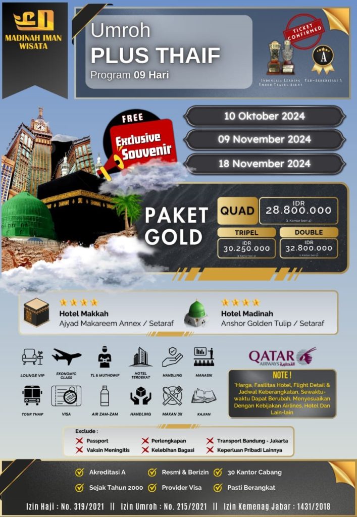 umrah plus thaif gold