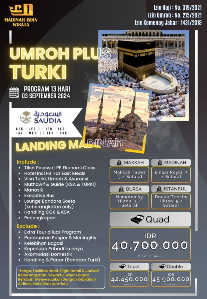 umrah plus turki